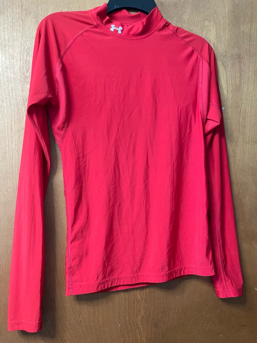 Under Armour Men’s Red Long-Sleeve HeatGear Compression Top